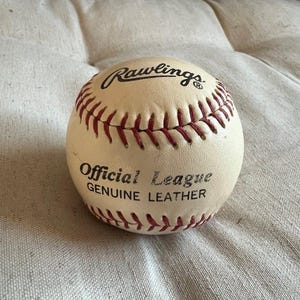 Vintage Rawlings Official League echt leer oefentraining honkbal R850