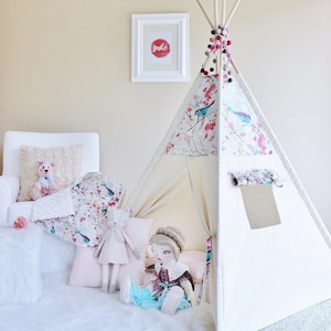 Kids Teepee Play Tent House Kids Indoor Playhouse Toy Present Birthday Baby Shower Gift