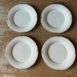 4Set Bread & Butter Plates Dishes Golden Cove by Noritake Fine China Japan #7719