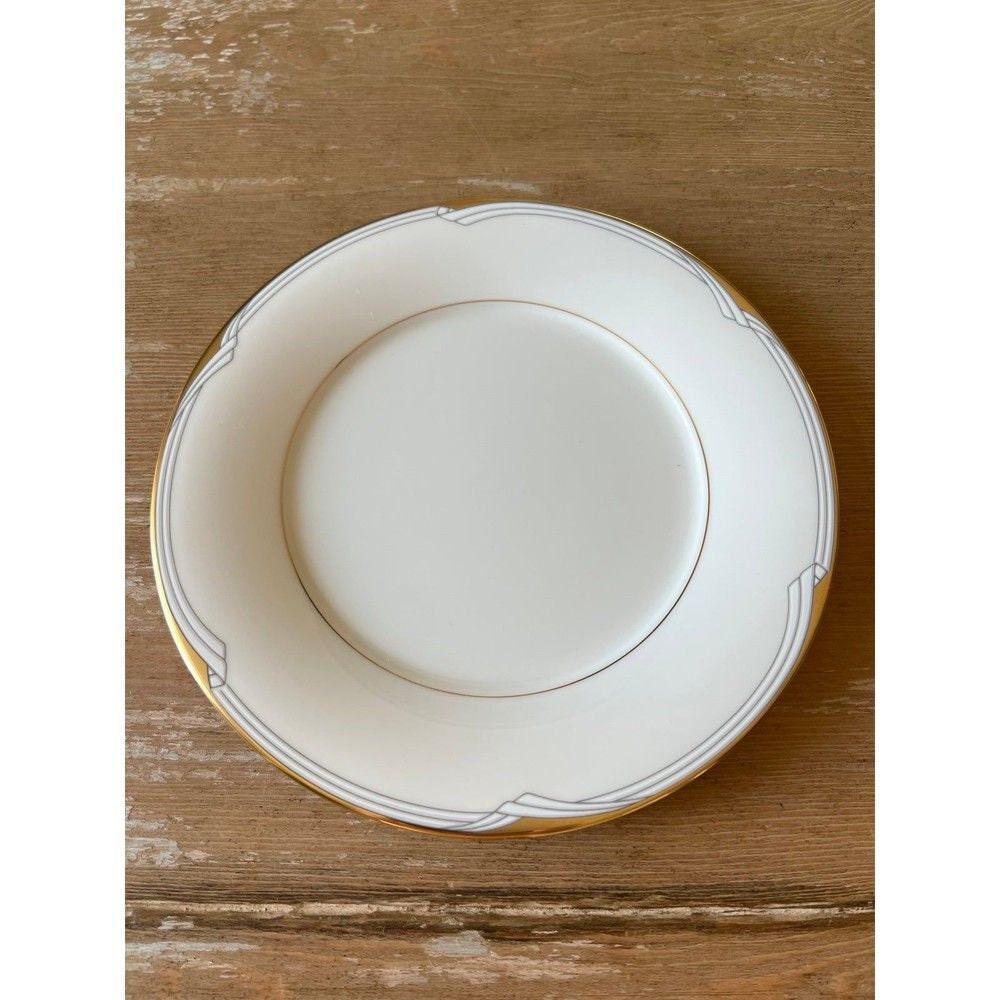 Golden Cove by Noritake Salad Plates Dishes Fine China Japan #7719  MINT