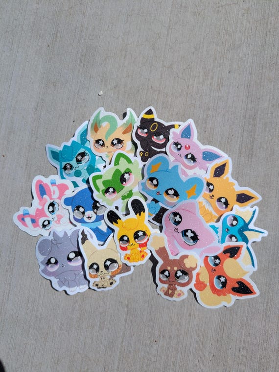 Pokemon X Littlest Pet Shop Stickers