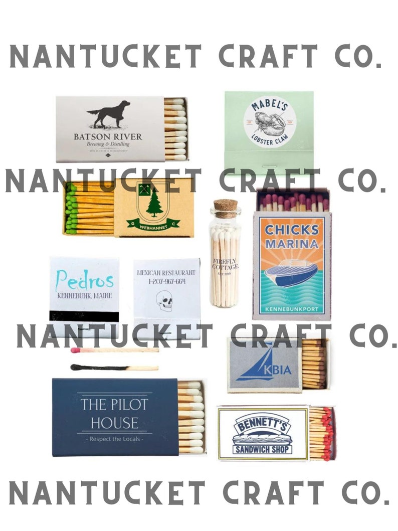 Customizable Matchbook Downloadable Image to Print as Many Copies as ...