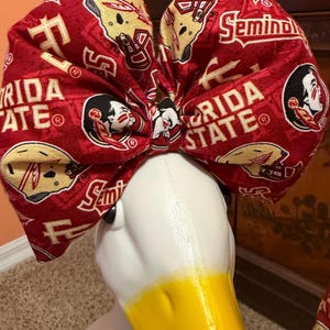 Big, puffy FSU bow for 17-23” goose