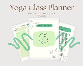 Yoga Class Planner for Teachers
