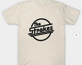 The Strokes Band T-Shirt | Retro Rock Graphic Tee | Indie Band Shirt | Unisex Streetwear | Vintage-Inspired Concert Tee | Music Lover Gift