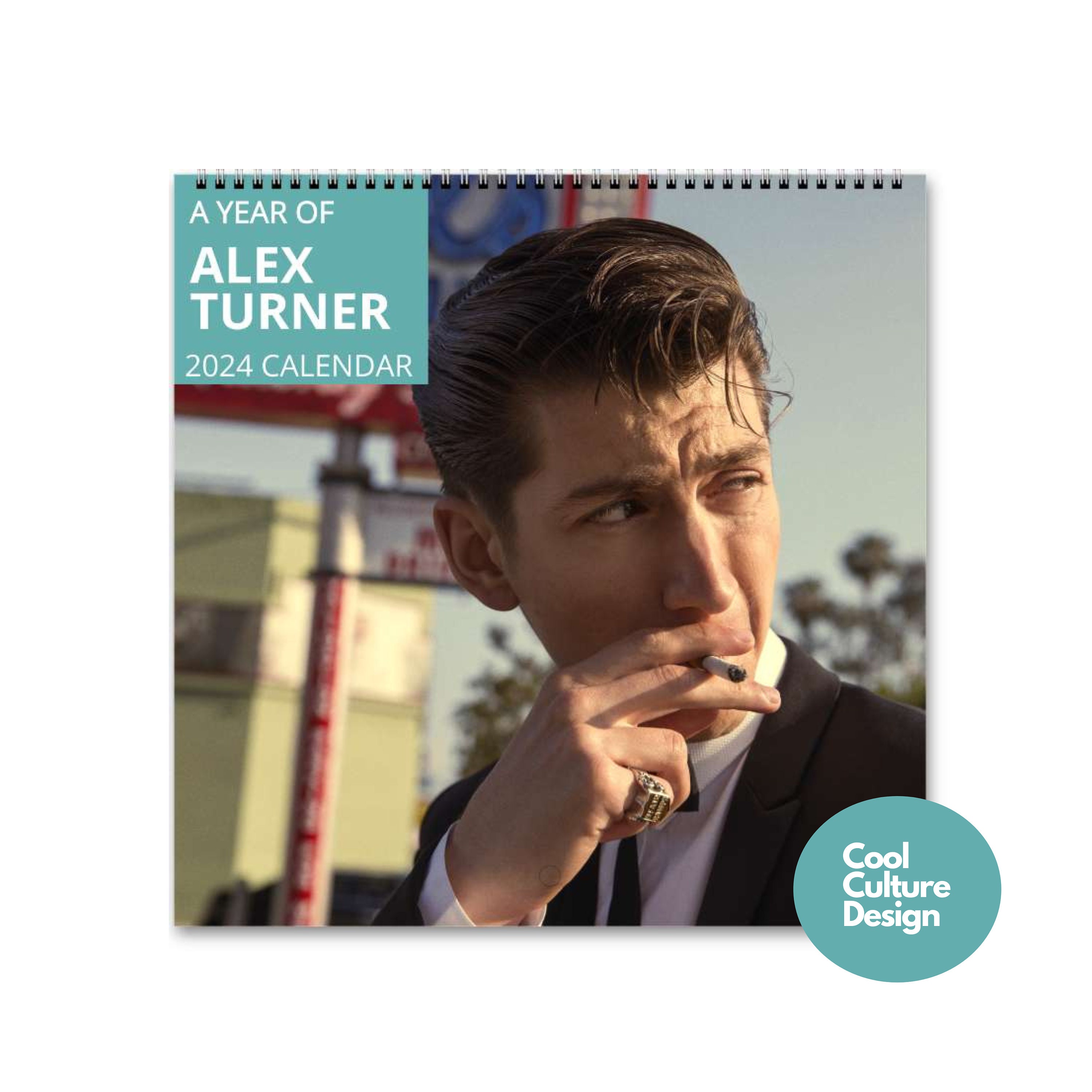 Alex Turner Calendar Vol.1 2024 Calendar, Wall Calendar 2024 sold by