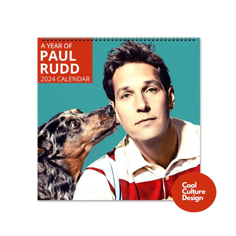 Paul Rudd Calendar Vol.1 2024 Calendar, Wall Calendar 2024, Planner