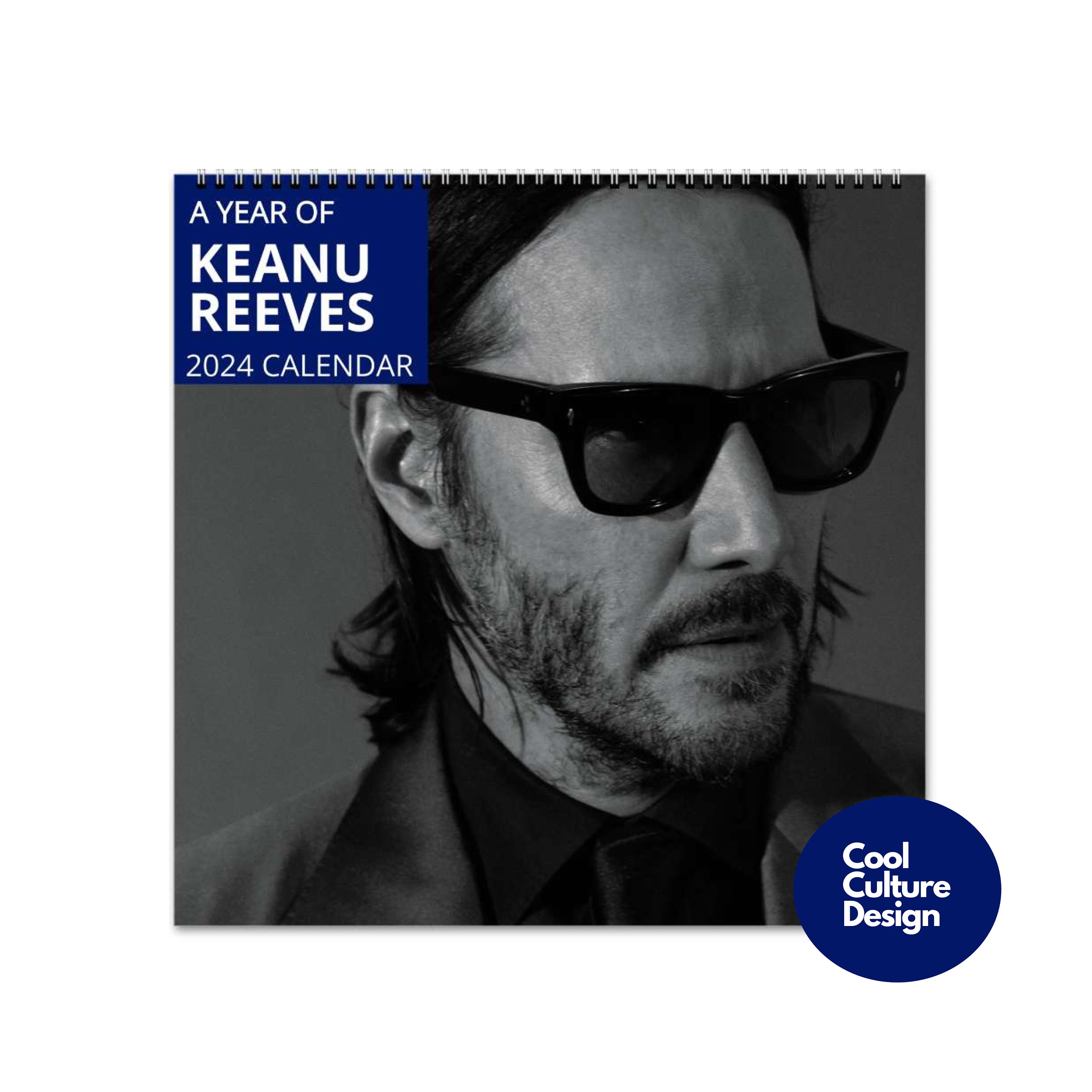 Keanu Reeves Calendario 2024, Calendario da parete 2024 venduto da