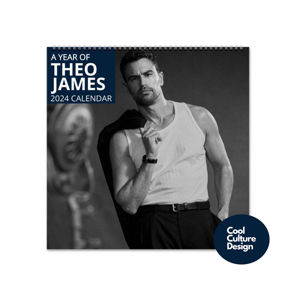 Theo James Calendar Vol.1 2024 Calendar, Wall Calendar 2024, Planner