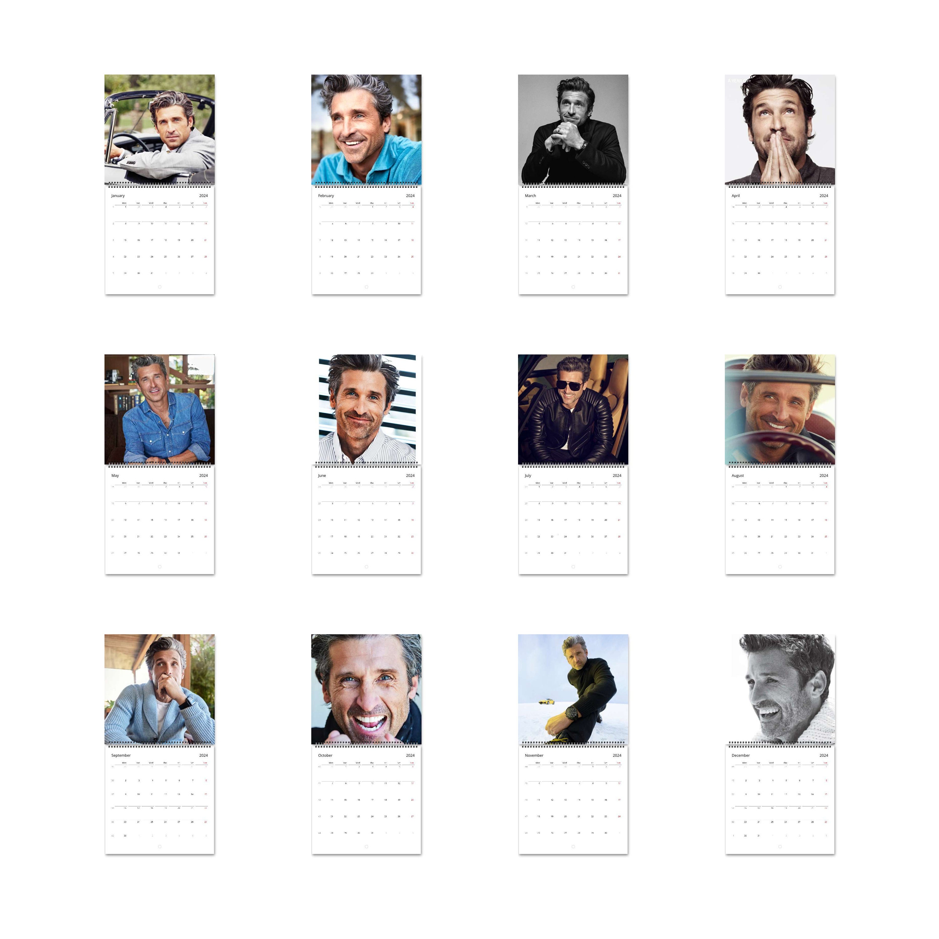 Patrick Dempsey Calendar Vol.1 2025 Calendar, Wall Calendar 2025 sold