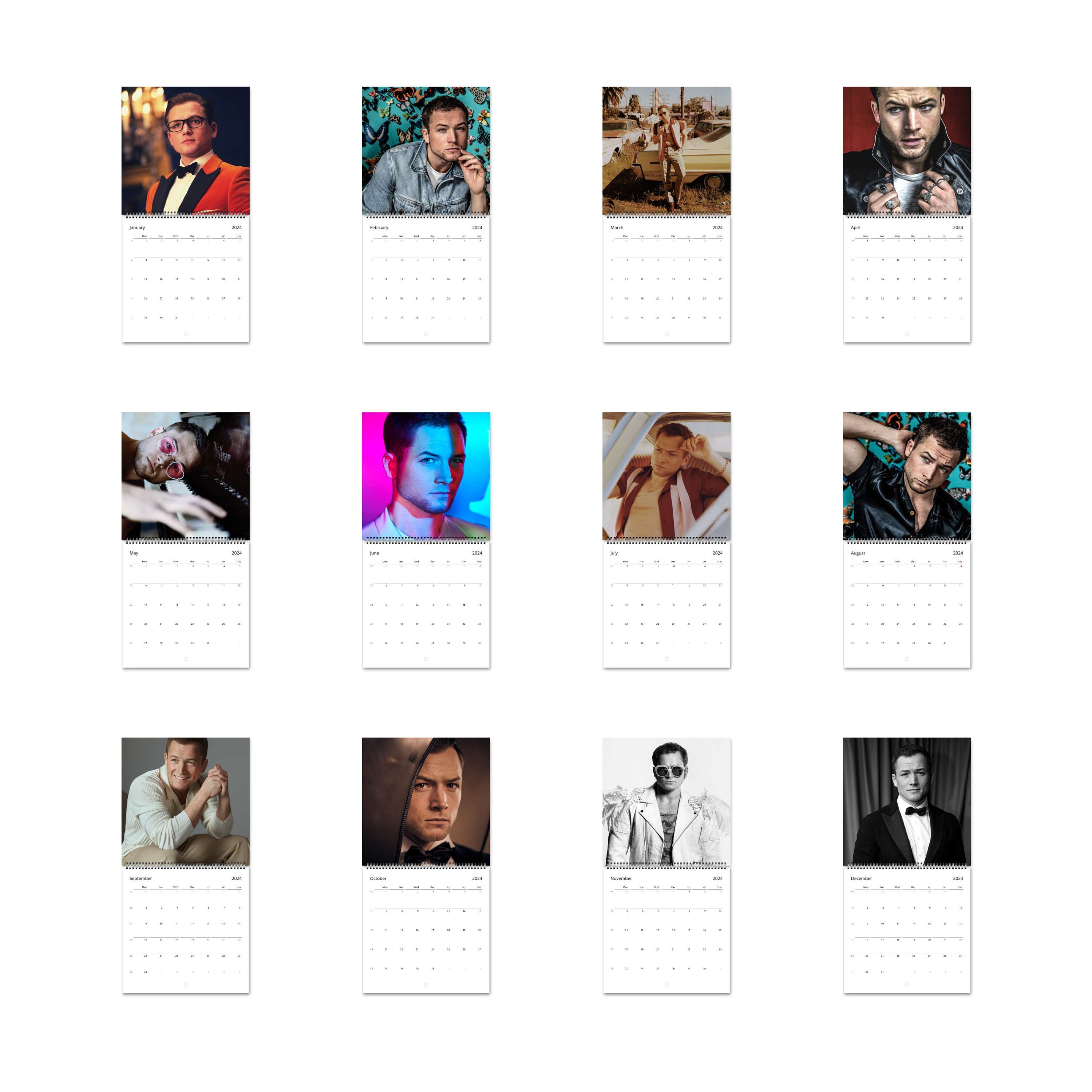 Taron Egerton Calendar Vol.1 2024 Calendar, Wall Calendar 2024 sold