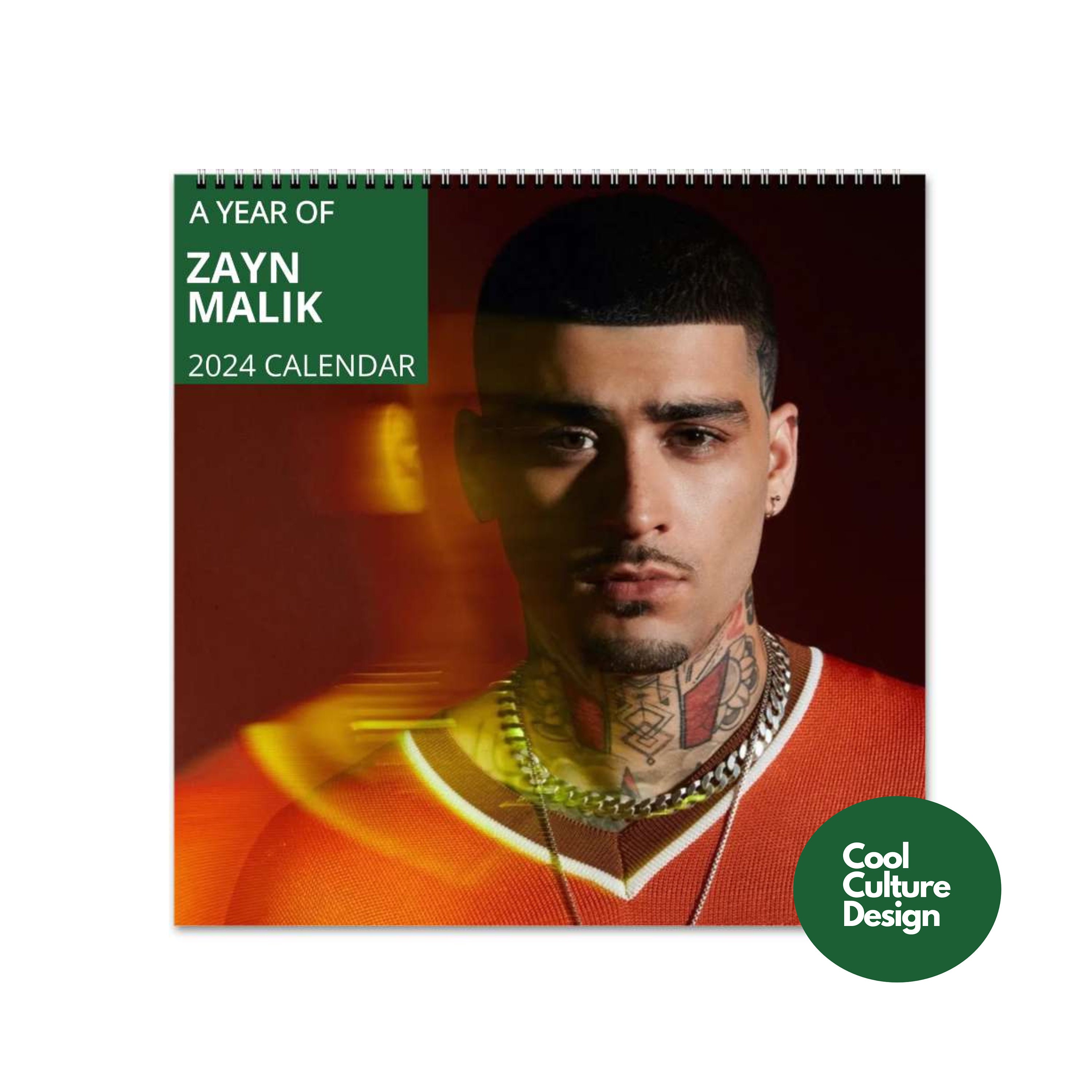 Zayn Malik Calendar Vol.1 2024 Calendar, Wall Calendar 2024, Planner