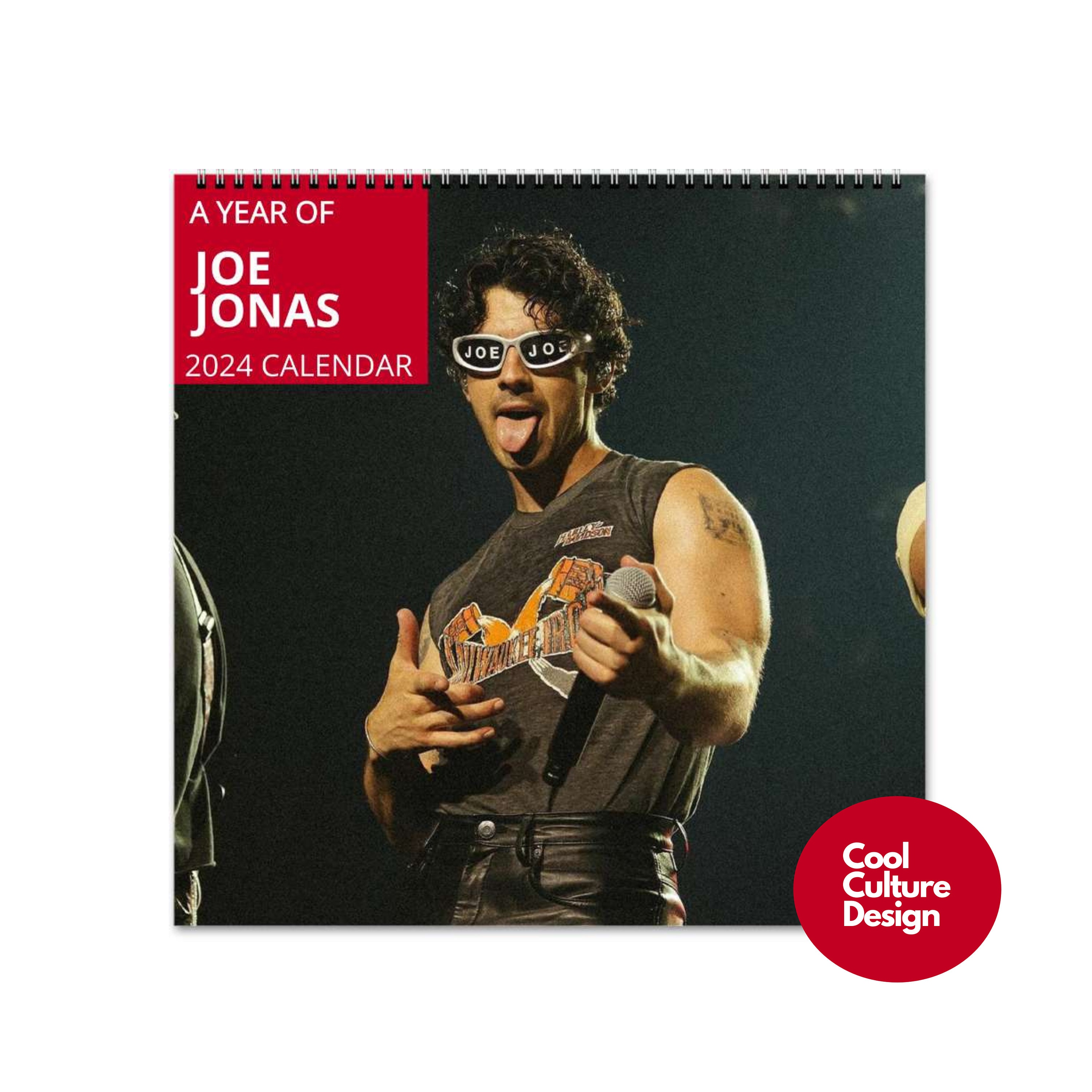 Joe Jonas Calendar Vol.2 2024 Calendar, Wall Calendar 2024 sold by