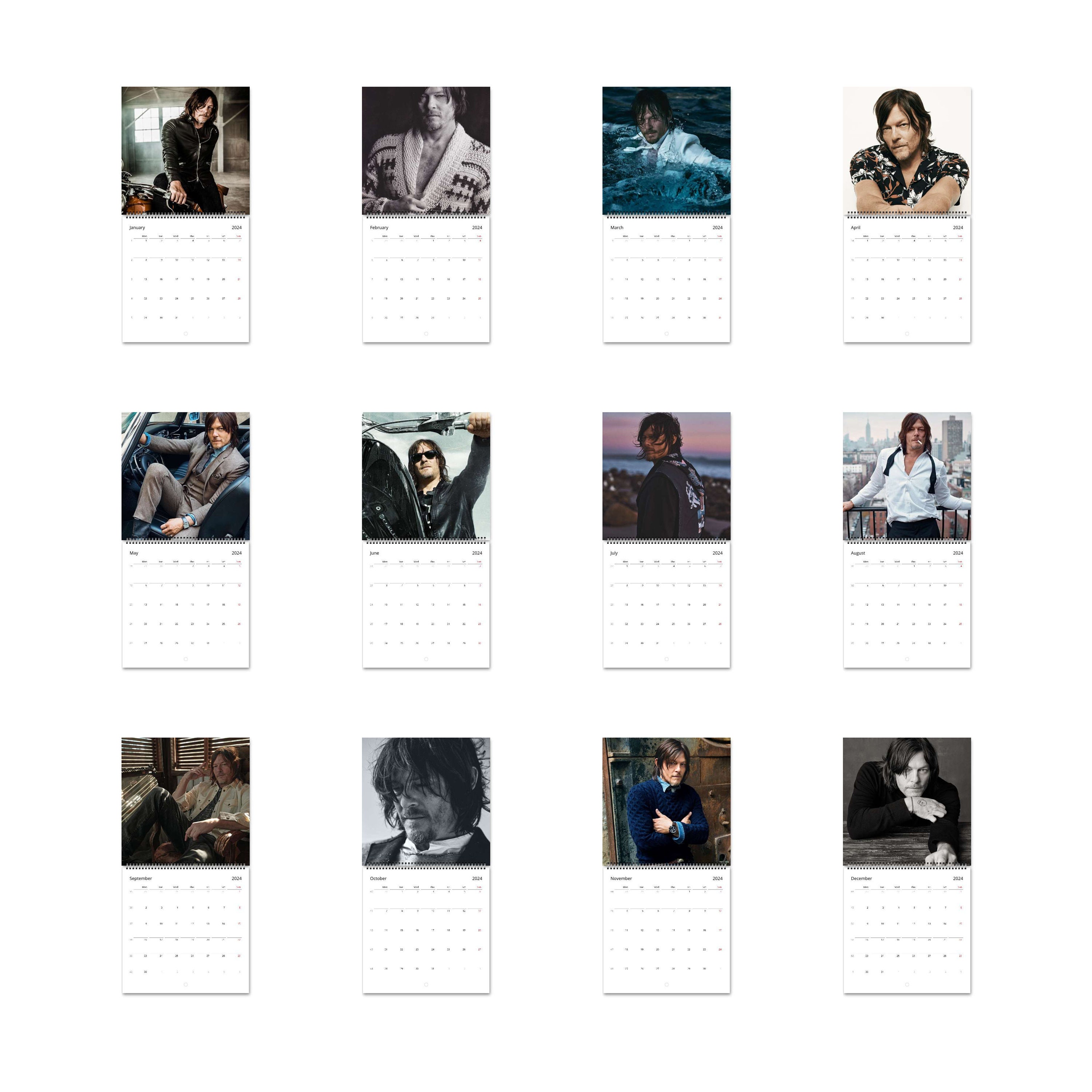 Norman Reedus Calendar Vol 1 2024 Calendar Wall Calendar 2024 sold