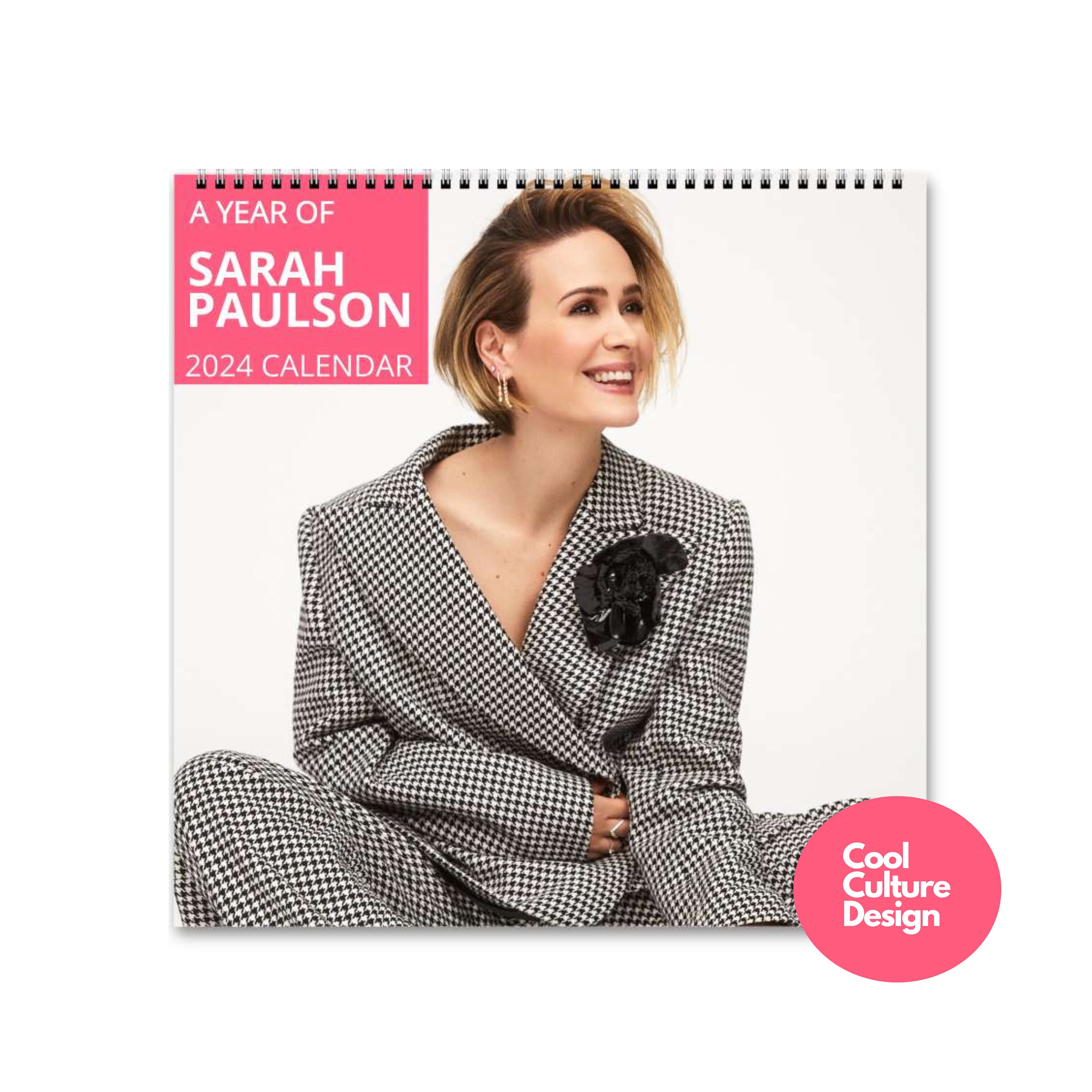 Sarah Paulson Calendar Vol.1 - 2024 Calendar, Wall Calendar 2024 sold ...