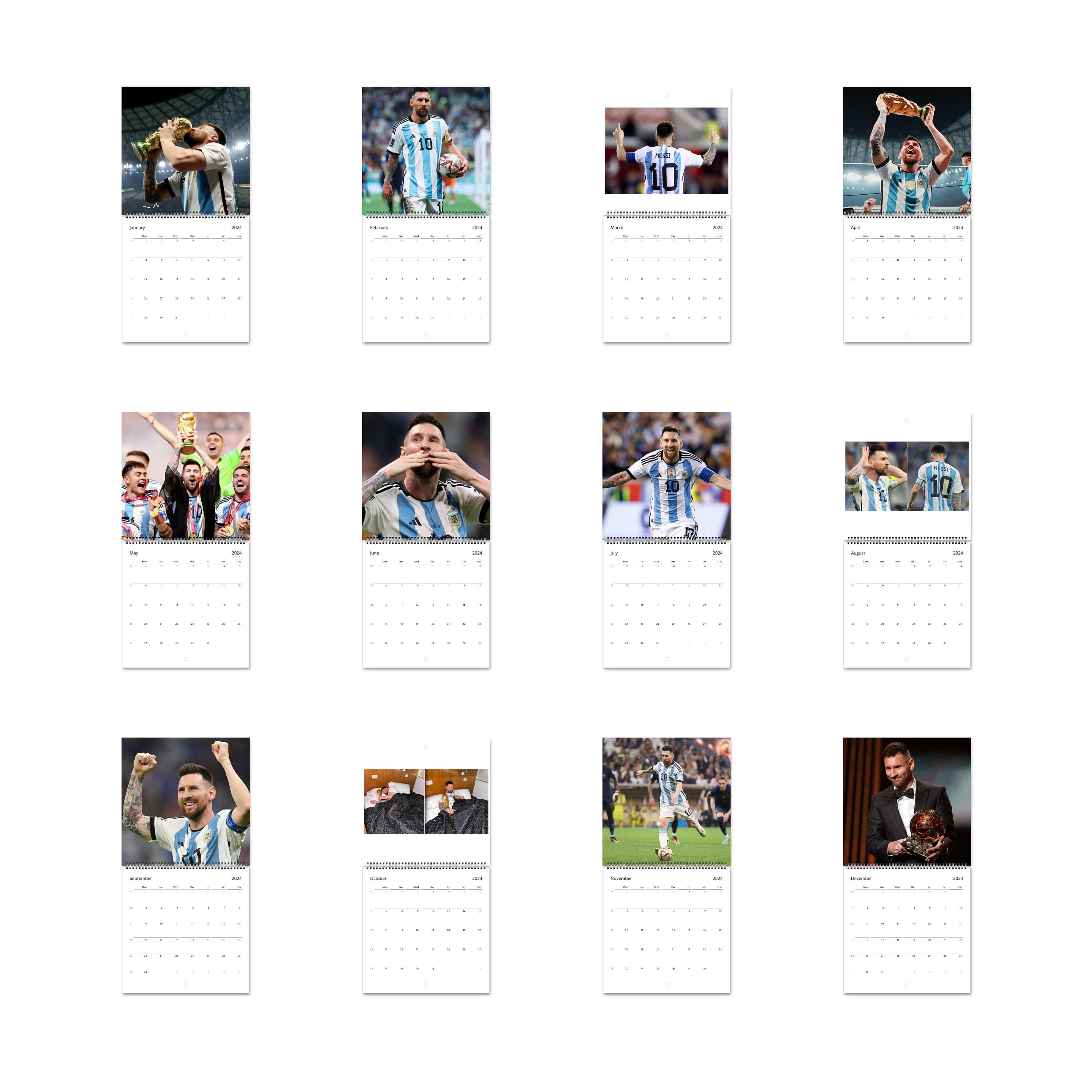 Lionel Messi Calendar Vol.1 2024 Calendar, Wall Calendar 2024