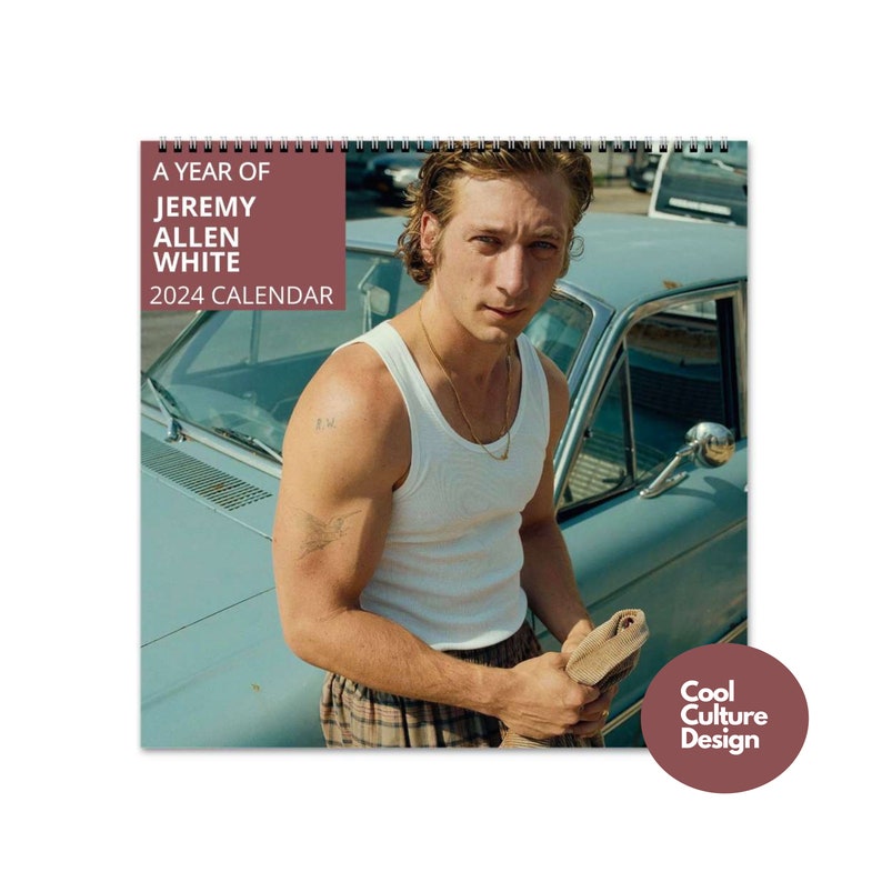 Jeremy Allen White Calendar Vol.1 2024 Calendar, Wall Calendar 2024
