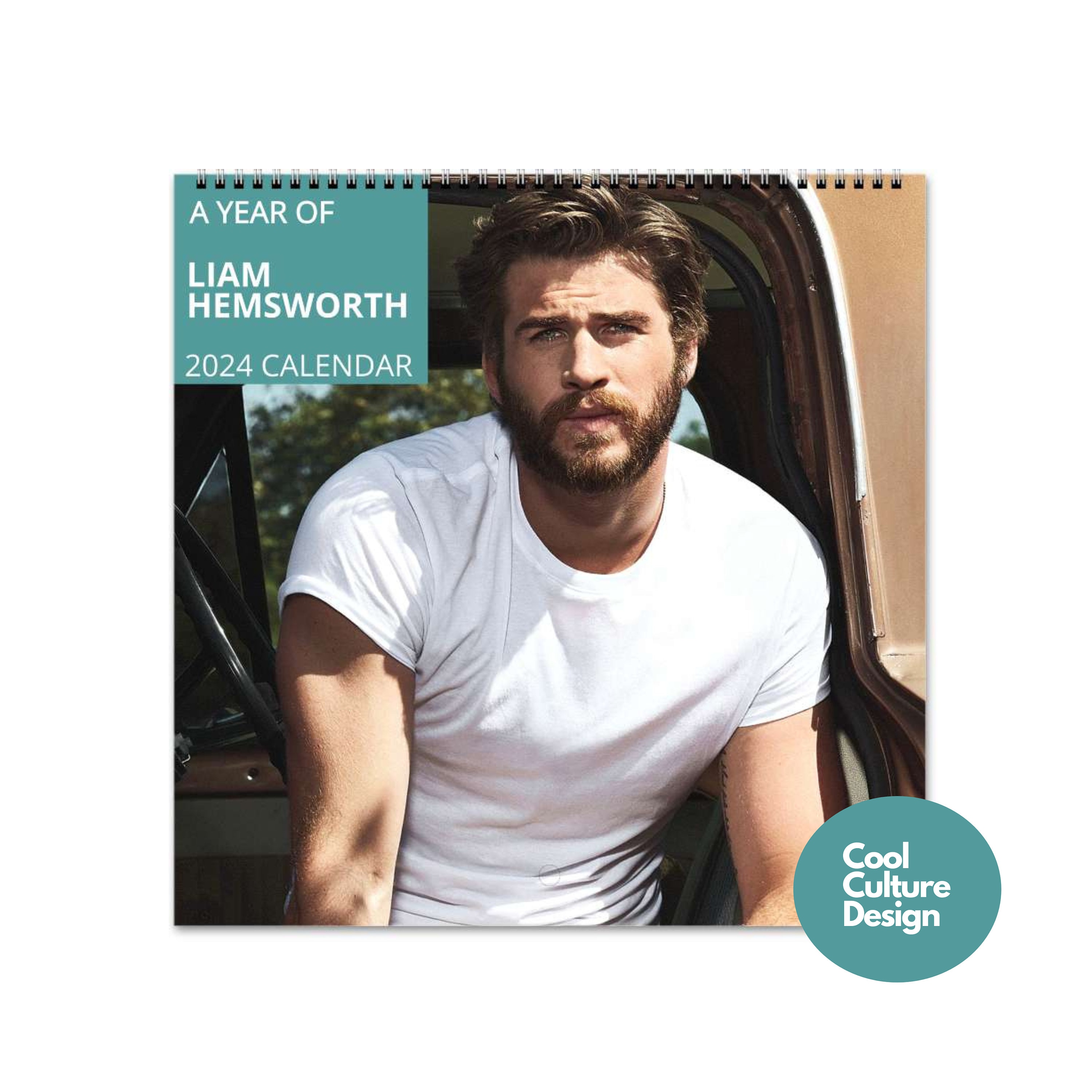 Liam Hemsworth Calendar Vol.1 2024 Calendar, Wall Calendar 2024 sold