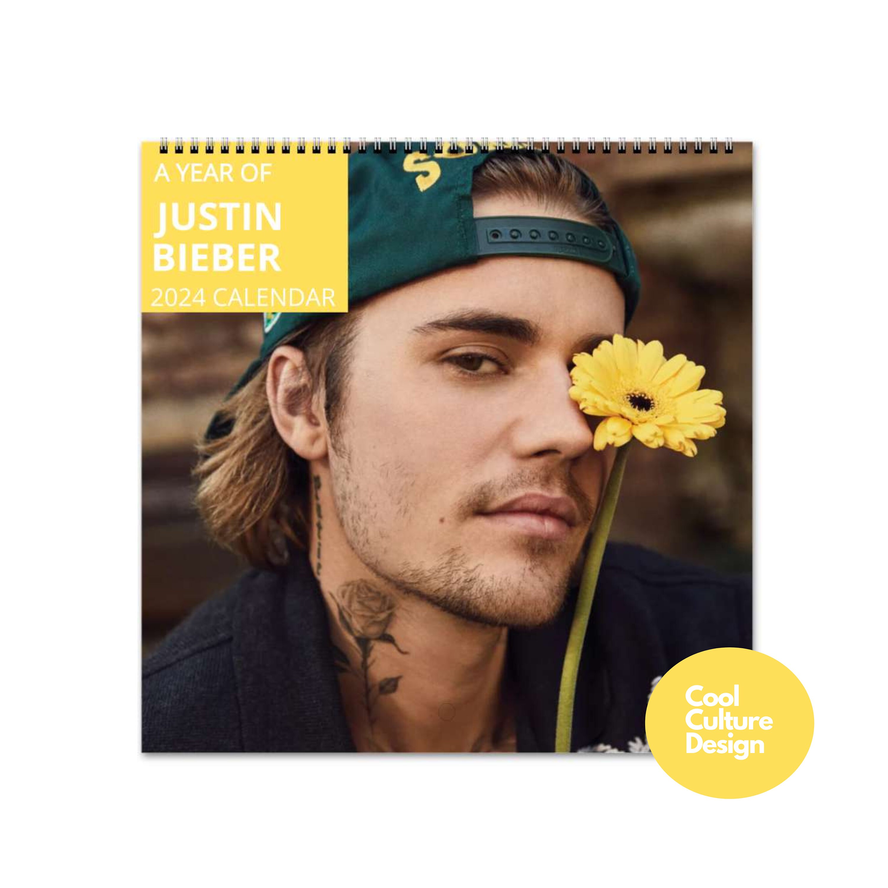 Justin Bieber Calendar Vol.1 2024 Calendar, Wall Calendar 2024 sold