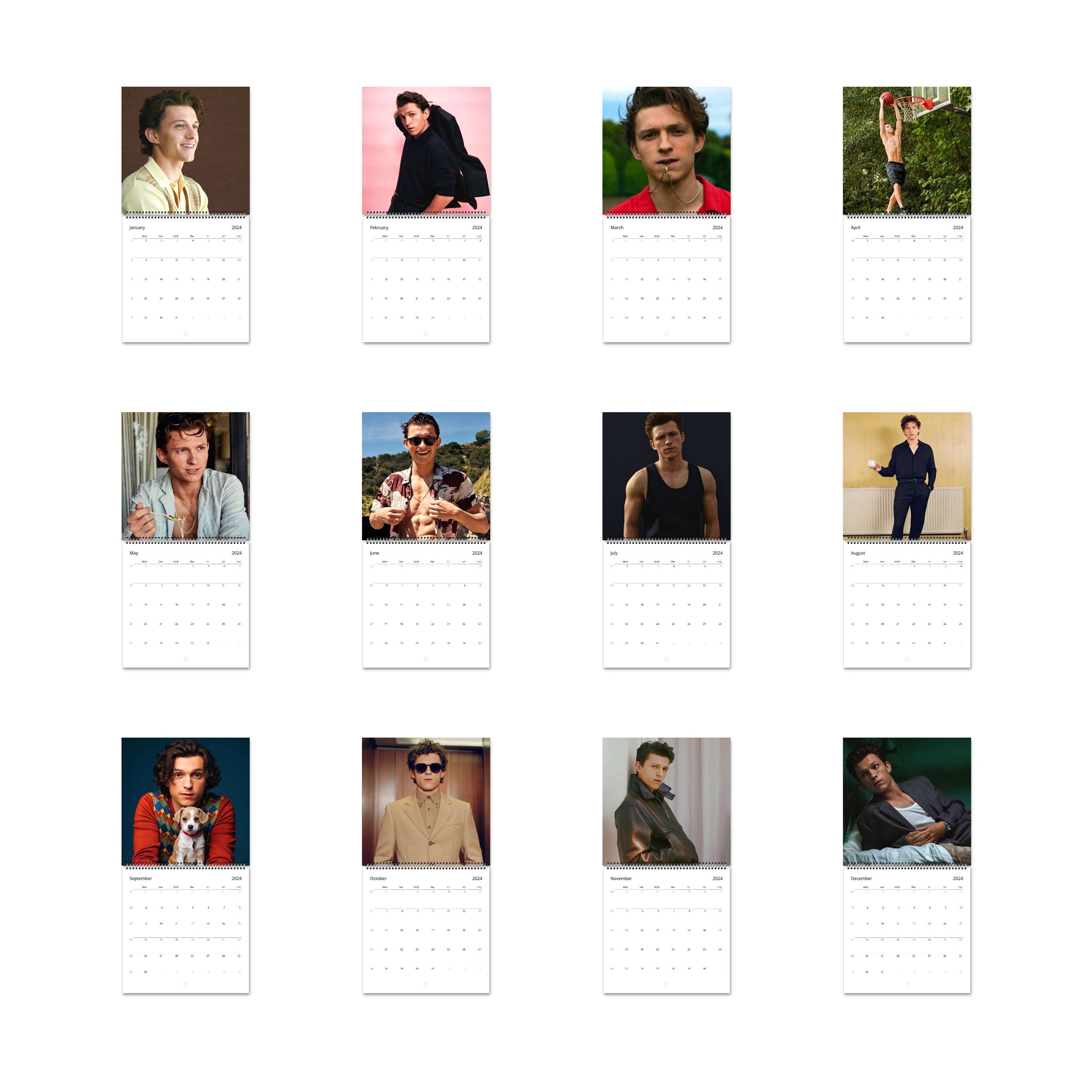 Tom Holland Calendar 2024 Calendar Wall Calendar 2024 Sold By Bored
