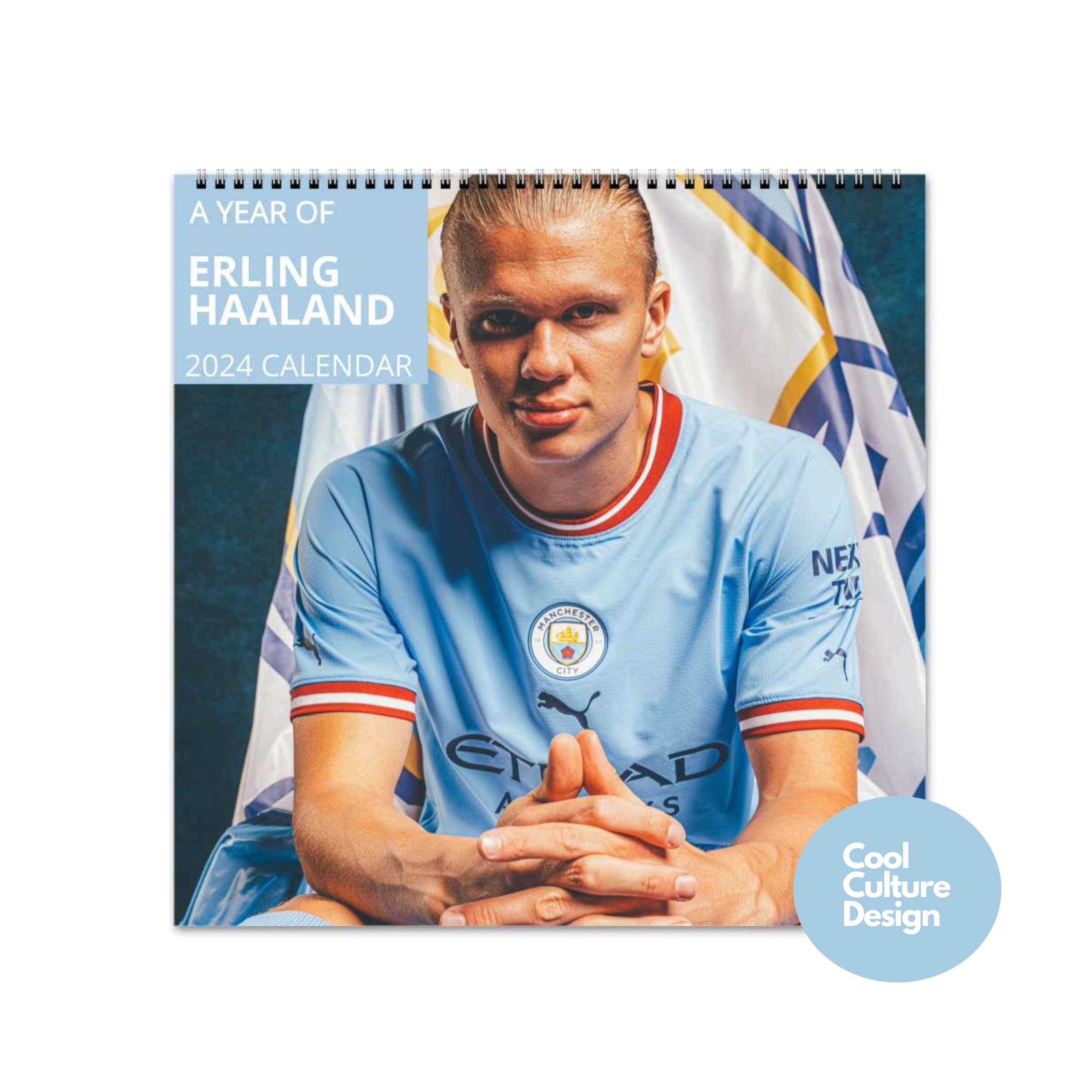 Erling Haaland Calendar Vol.1 2024 Calendar, Wall Calendar 2024 sold