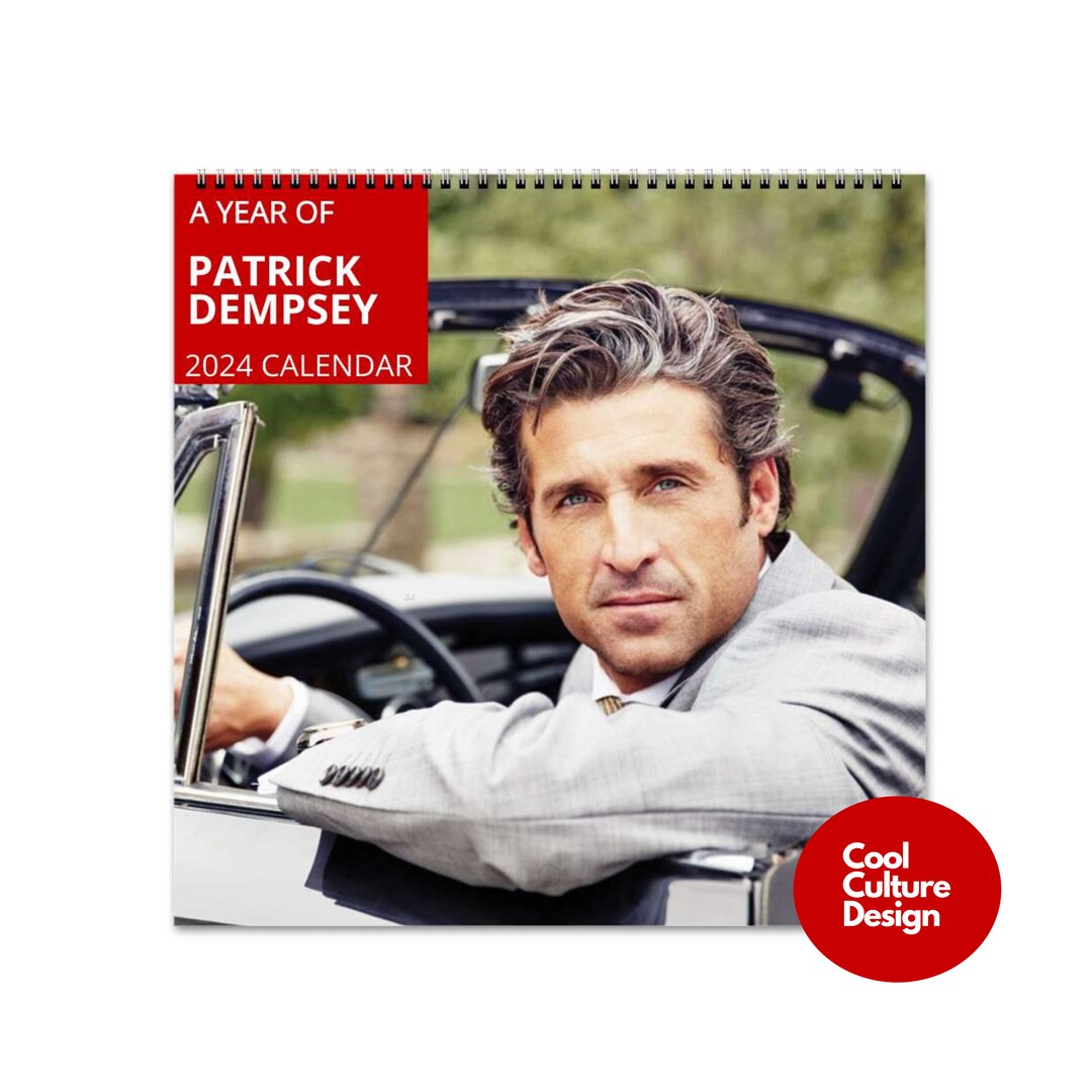 Patrick Dempsey Calendar Vol.1 2024 Calendar, Wall Calendar 2024