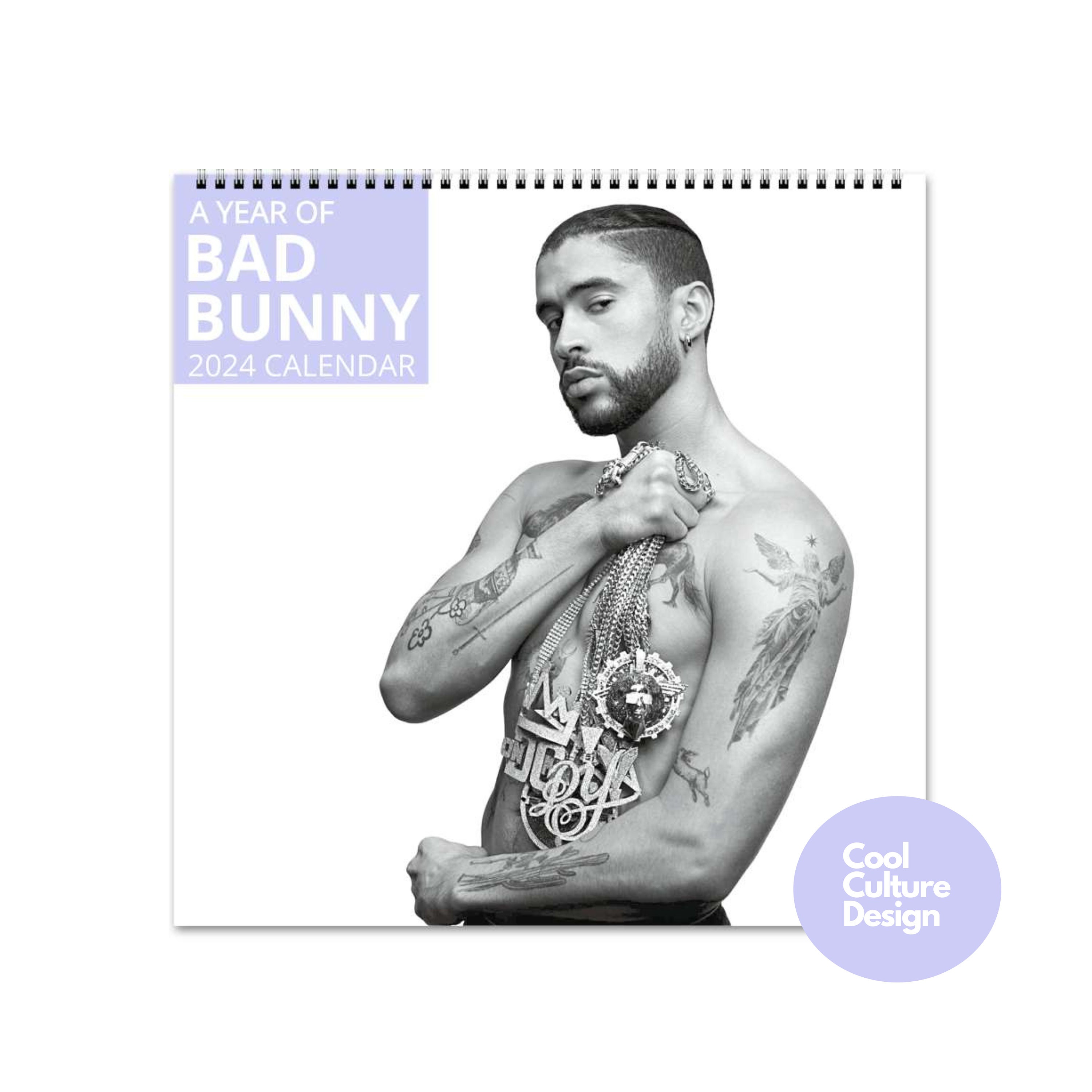 Bad Bunny Calendar Vol.1 2024 Calendar, Wall Calendar 2024, Planner
