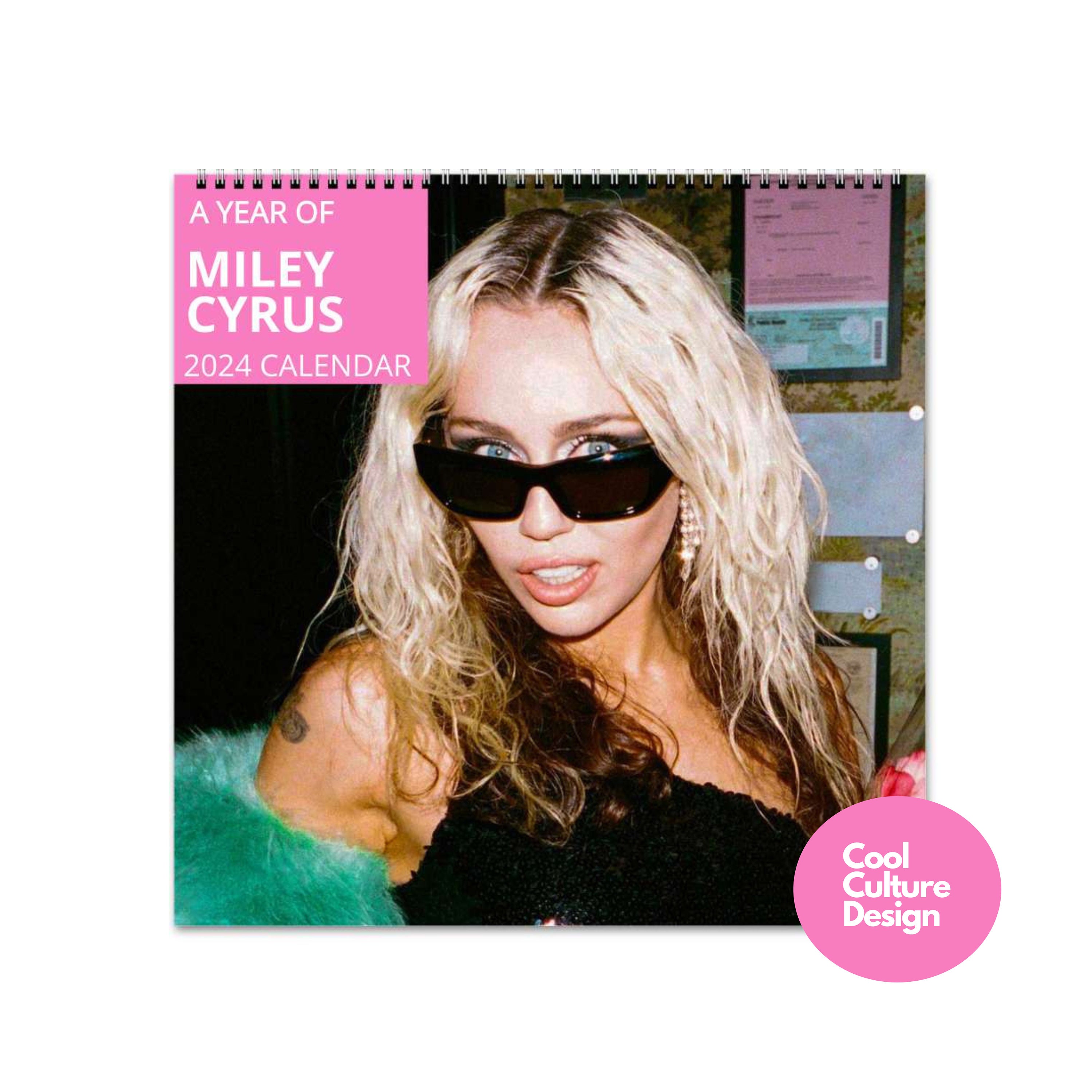 Miley Cyrus Calendar Vol.1 2024 Calendar, Wall Calendar 2024, Planner