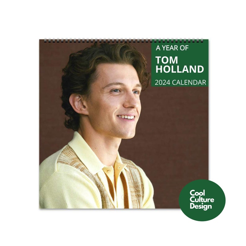 Tom Holland Calendar Vol.1 2024 Calendar Wall Calendar Etsy