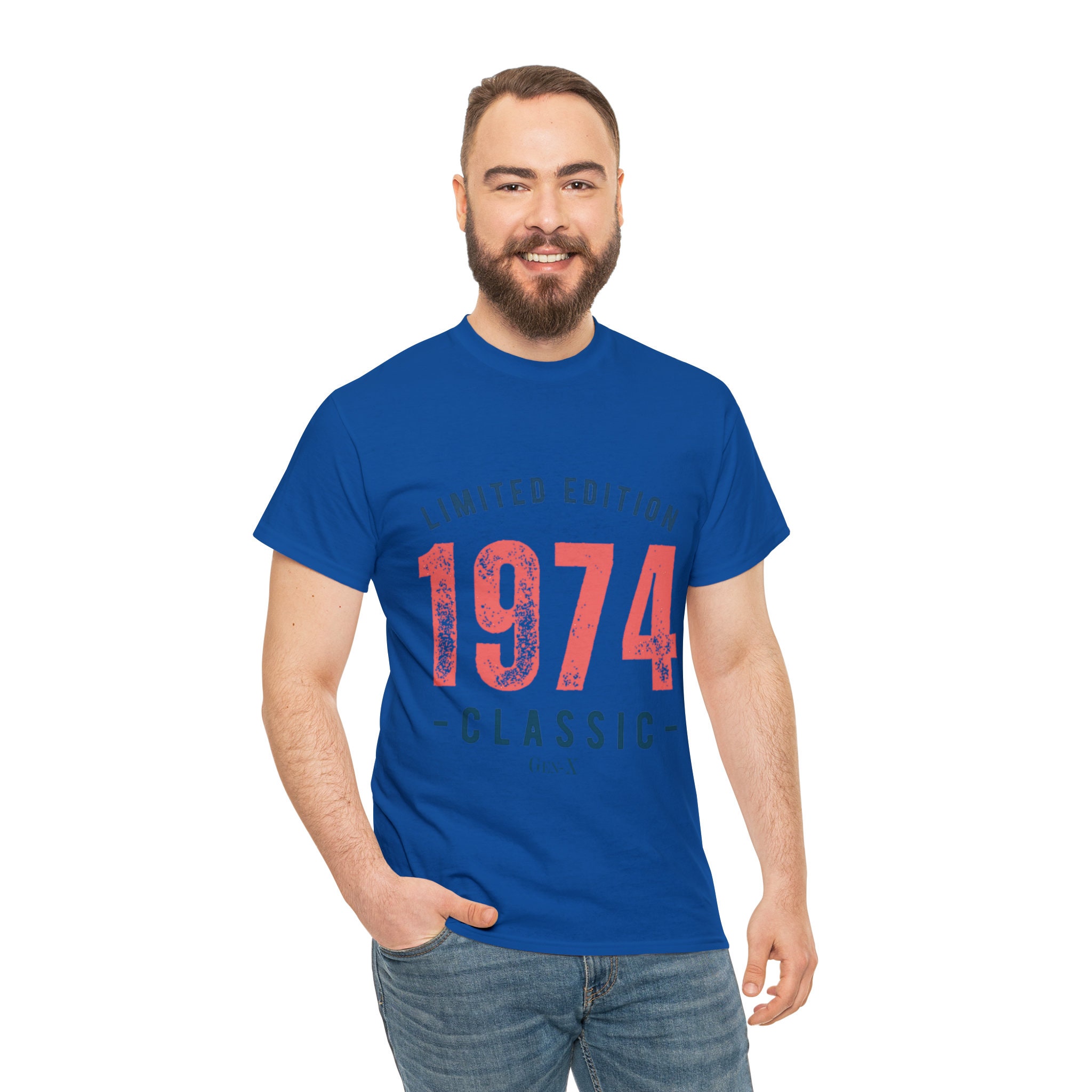 1974 Vintage Gen X Graphic Tee Cool Shirt Gift for Dad Crew 1974 Vintage Gen X Graphic Tee Cool Shirt Gift for Dad Crew