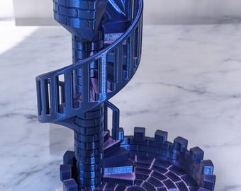 Spiral Castle staircase dice rolling tower