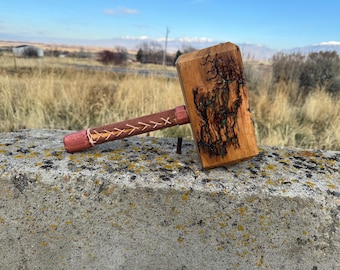 Thor Hammer-blue Fractal Burn Thors hammer-Gift