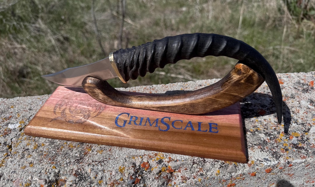 Knife: Handmade Springbok Handle Blade 