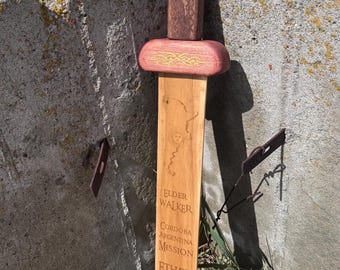 Custom Sword of Laban LDS Wood sword gift
