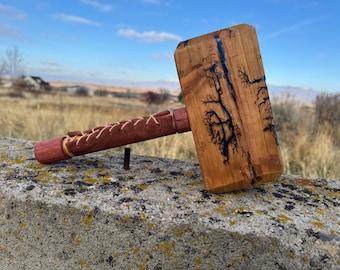Thor Hammer-blue Fractal Burn Thors hammer-Gift
