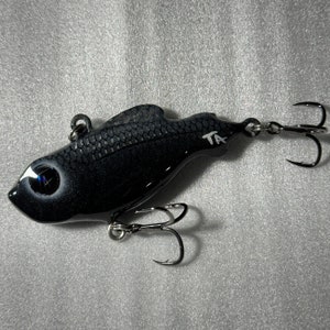 TreysArt T-18 Lipless Crankbait 2.5” inch “Eclipse” Handmade Fishing Lure