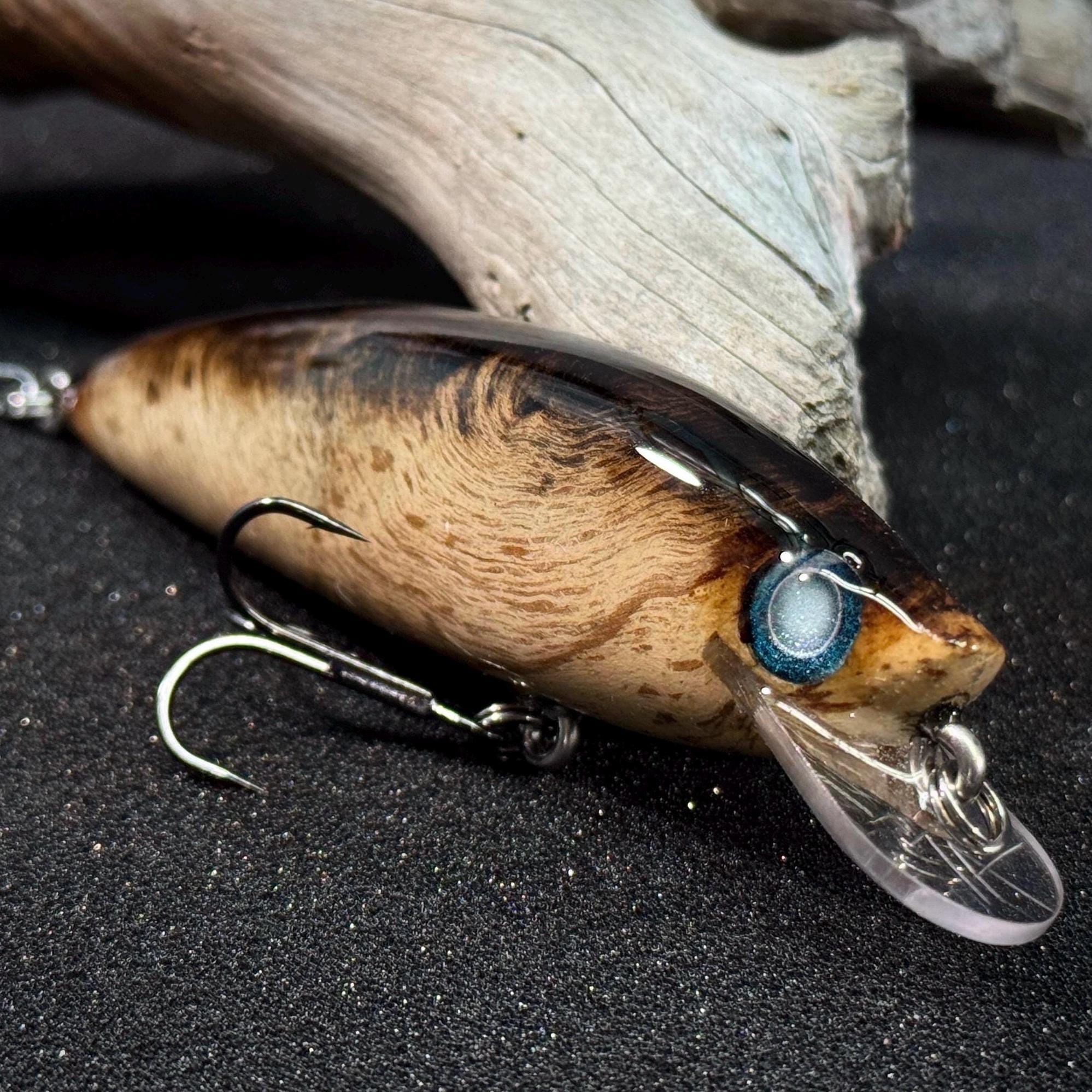 TreysArt Spalted Oak Wood Jerkbait
