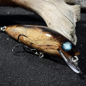 TreysArt Spalted Oak Wood Jerkbait