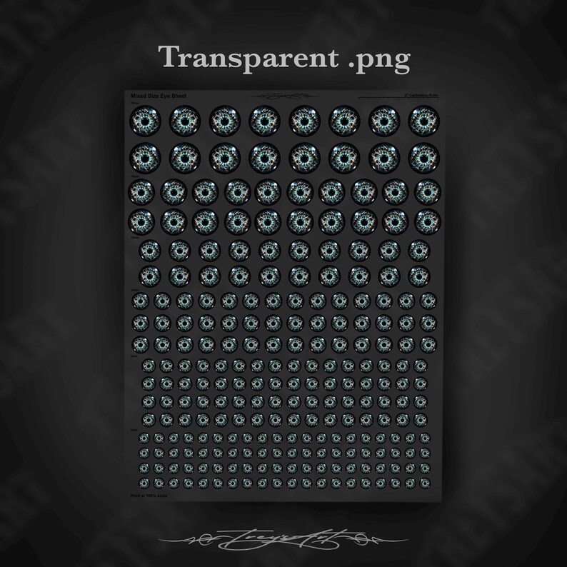 Printable Fishing Lure Eyes – Barnacle Fantasy Eye PNG, 7 Sizes ...
