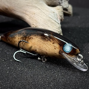 TreysArt Spalted Oak Wood Jerkbait