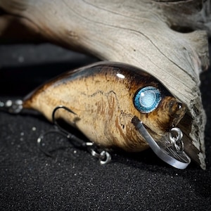 TreysArt Spalted Oak Wood Crankbait