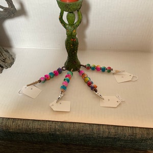 Mini crystal wand multi use clip assistant/ bracelet helper/ credit card/atm clip, cigarette clip/gift for her/gift for smokers