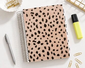 Horizontal Focus Planner – 7"x9" Handcrafted Planner with Weekly Layout, Habit & Budget Pages