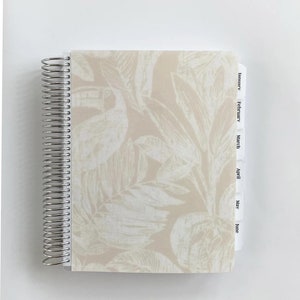 The Daily Focus Planner, 7&quot; x 9&quot; planner, spiral planner, Handcrafted planner, By When? Planner Co.