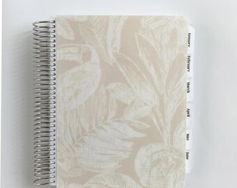 The Daily Focus Planner, 7&quot; x 9&quot; planner, spiral planner, Handcrafted planner, By When? Planner Co.