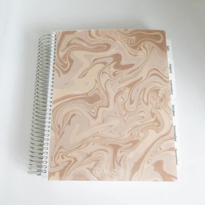 The Daily Focus Planner, 7&quot; x 9&quot; planner, spiral planner, Handcrafted planner, By When? Planner Co.