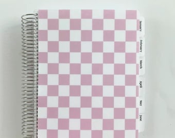 The Daily Focus Planner, 7&quot; x 9&quot; planner, spiral planner, Handcrafted planner, By When? Planner Co