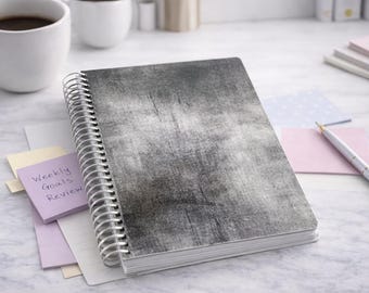 Lined Notebook – 7" x 9" Spiral Journal | Interchangeable Cover | By When? Planner Co.
