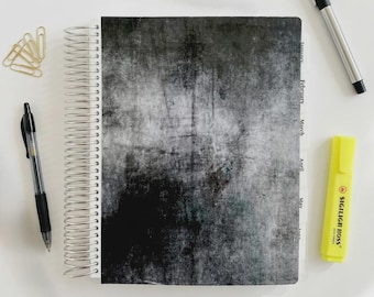 Horizontal Focus Planner – 7"x9" Handcrafted Planner with Weekly Layout, Habit & Budget Pages
