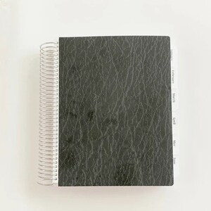 The Daily Focus Planner, 7&quot; x 9&quot; planner, spiral planner, Handcrafted planner, By When? Planner Co.